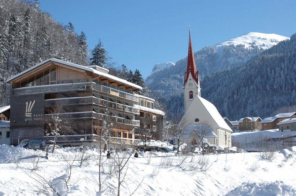 Hotel Krone In Au Au (Vorarlberg) Eksteriør billede